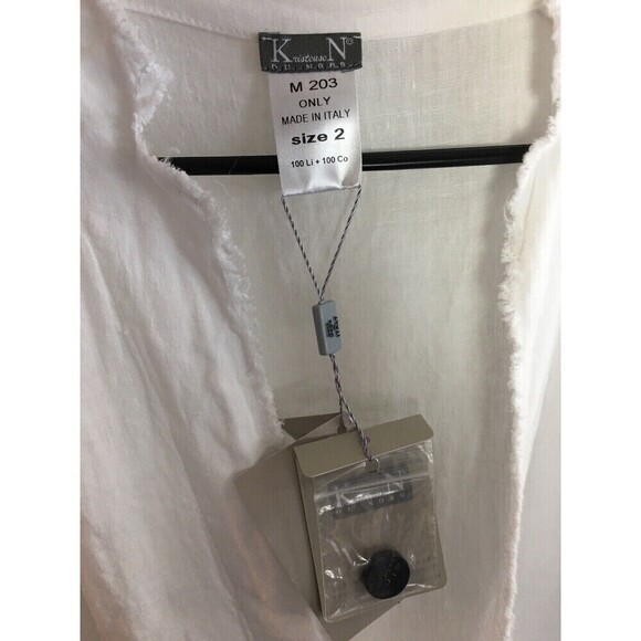 NEW KristenseN Du Nord Size 6 8 Linen Cotton Jacket Women’s 2 Cardigan Top NWT - Picture 7 of 8